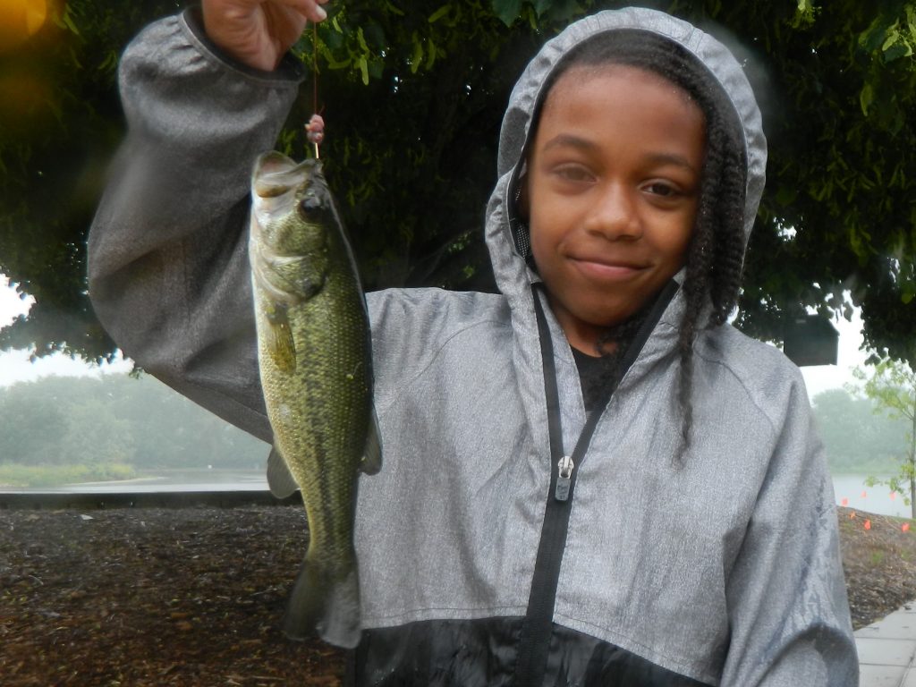Have your child learn fishing basics during the Forest Preserve District of Will County’s First Time Fishing program on May 21 at Monee Reservoir. –Photo by Forest Preserve staff.