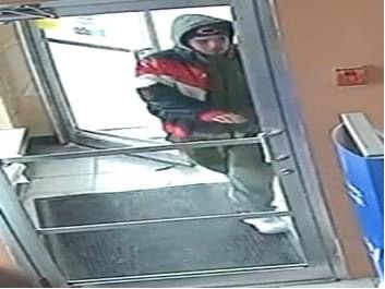 Surveillance camera footage of suspect. –Photo by Peotone Police Department.