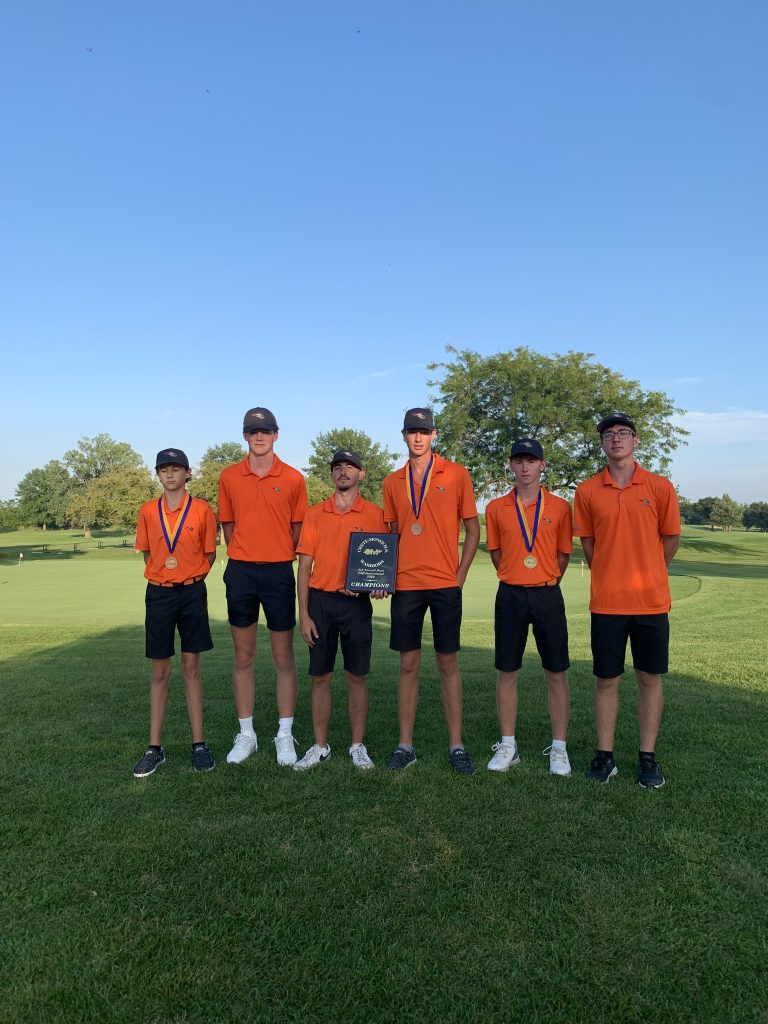 The Bobcat Golf Team had a great day at the C-M Golf Invitational on August 25. Team members are Peyton Serafin, Noah Berry, Andrew Hering, Jack Hayurst, Jackson Reece, and Trevor Stout. –Photo submitted.