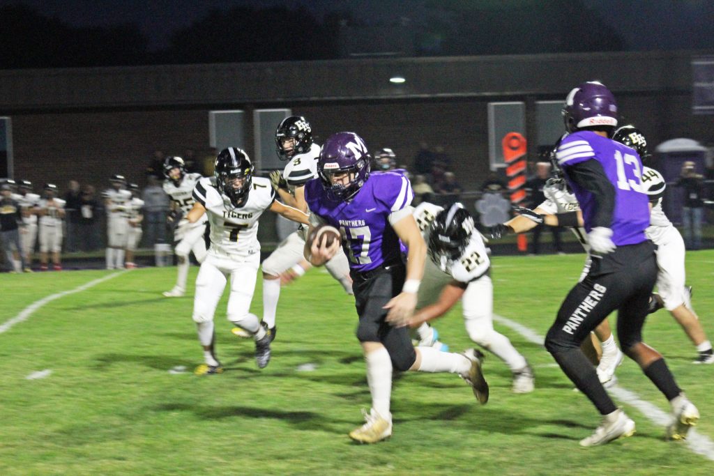 Niko Akiyama finished with 165 yards in 16 carries for a Panther win. Photo by Jim Piacentini.