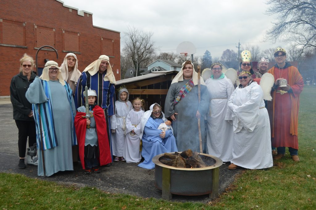 Along with other festivities, the Crete Country Christmas also had a live nativity scene. Photo by Karen Haave.