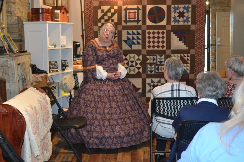 Betsy Youdris drew a full house for her presentation at the Monee Heritage Center. –Photo by Karen Haave.