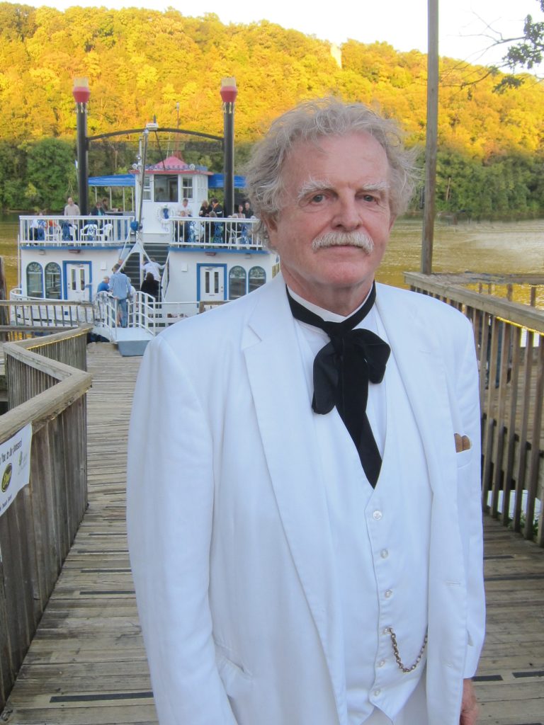 Warren Brown will portray Mark Twain on May 19 in Park Forest. –Photo submitted.